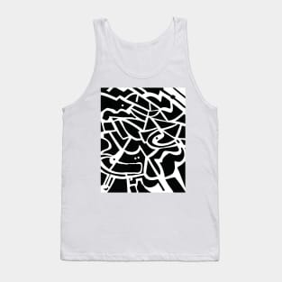 Mono geometric silhouette 2 ( MGS 2 ) Tank Top